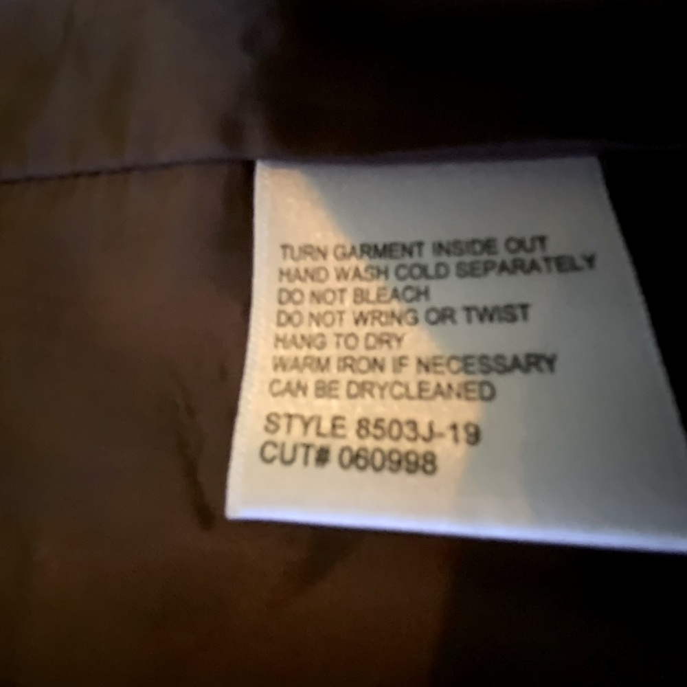 City Girl Nancy Bolen Jacket Brown Faux Leather Lightweight Fully Lined Large - Picture 10 of 12